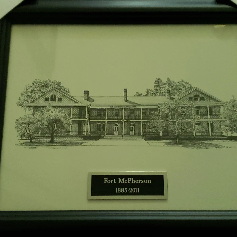 Historic McPherson Framed Picture - Picture 2 of 3